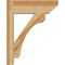 Ekena Millwork Legacy Slat Rough Sawn Outlooker, Western Red Cedar, 6"W x 16"D x 20"H OUT06X16X20LEC06RWR - alternate 2